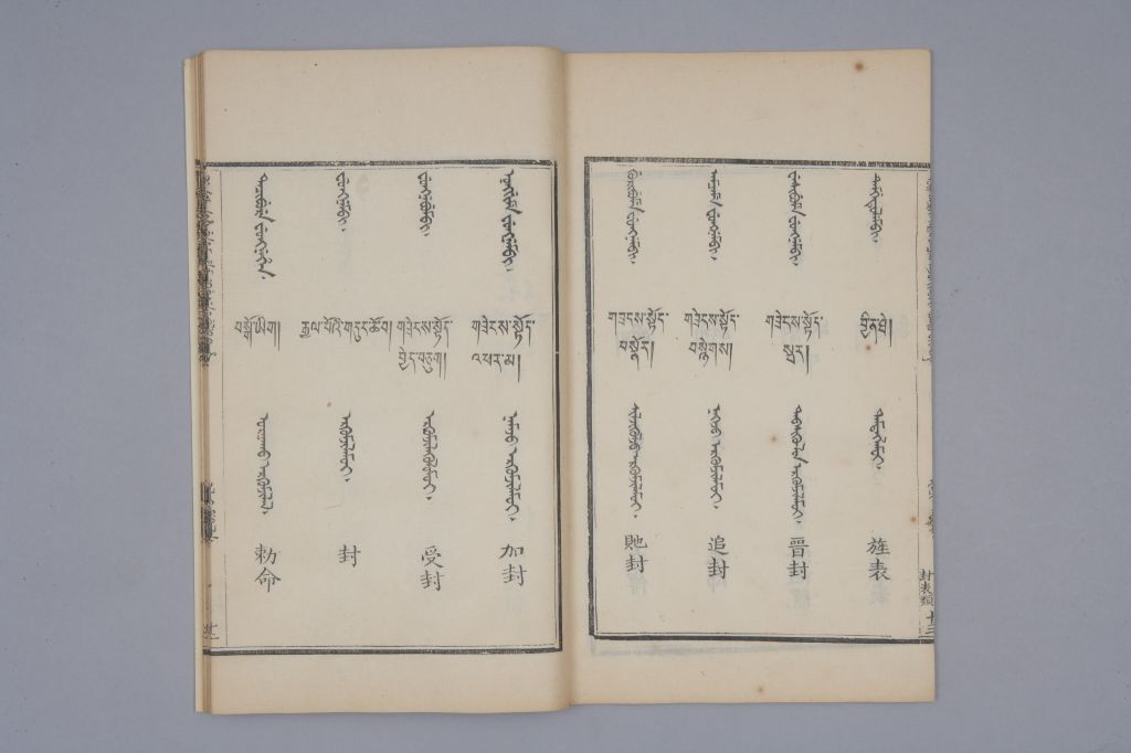 《御制四体清文鉴》内页2